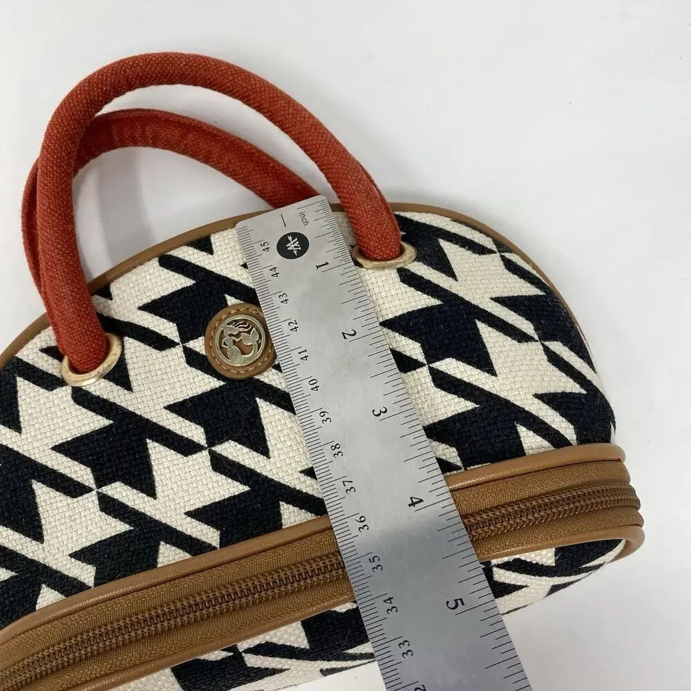 Spartina 449 Small Satchel Bag/Travel/Cosmetic Case Daufuski Island Linen